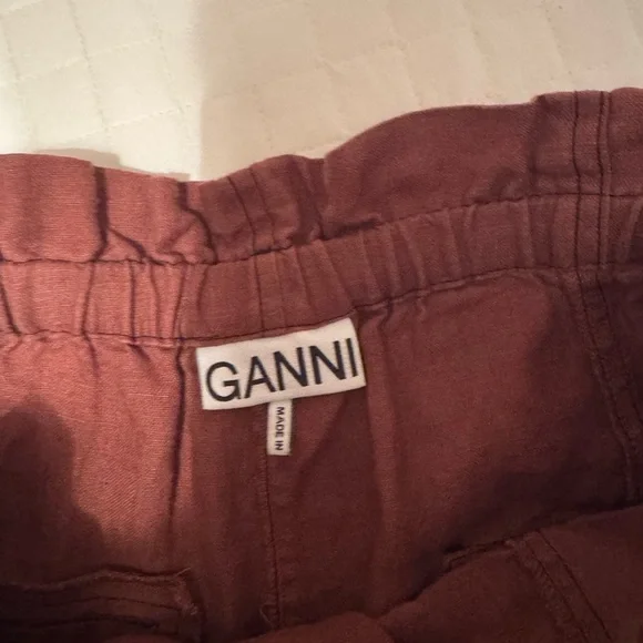 Ganni Brown Cargo Pants - Picture 10 of 11
